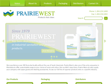 Tablet Screenshot of prairiewestproducts.com